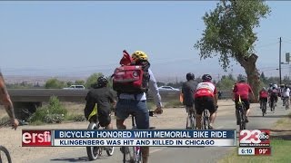 Bike ride held to remember local bicyclist killed in Chicago