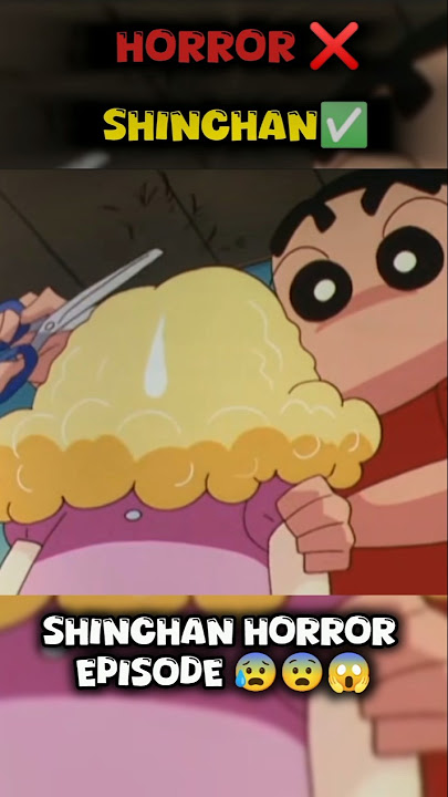[😱SHINCHAN HORROR EPISODE ‼️😨] WAIT FOR END😂🤣‼️#shinchan#himawari#cartoon#anime#kazama#horror#aichan