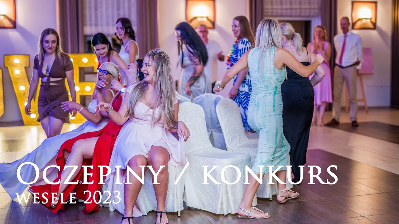 Zespół RYTM Garwolin oczepiny konkurs wesele 2023 zabawa weselna Hotel Marusza Grudziądz