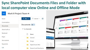 Sync SharePoint documents with local PC || #Sync SharePoint with #desktop