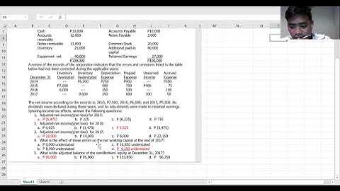 Sample Problem-Error Correction