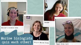 Marine biologists quiz each other on ocean knowledge