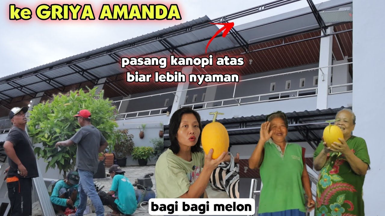 Mlipir tipis - berbagi melon sekalian ke griya amanda 