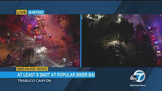 Breaking Overnight: At least 9 shot, suspect down at bar in Orange County, California