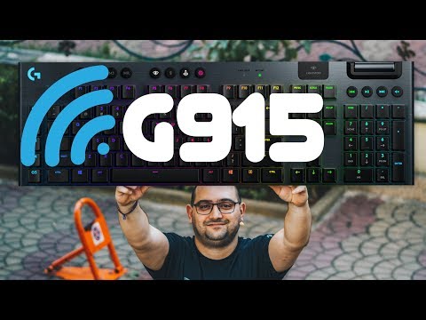 Безжична нископрофилна механична клавиатура  - Logitech G915 UNBOXING от NoThx