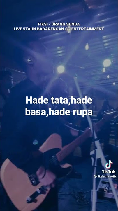 FIKSI - URANG SUNDA LIVE 5 TAUN BABARENGAN SG ENTERTAINMENT