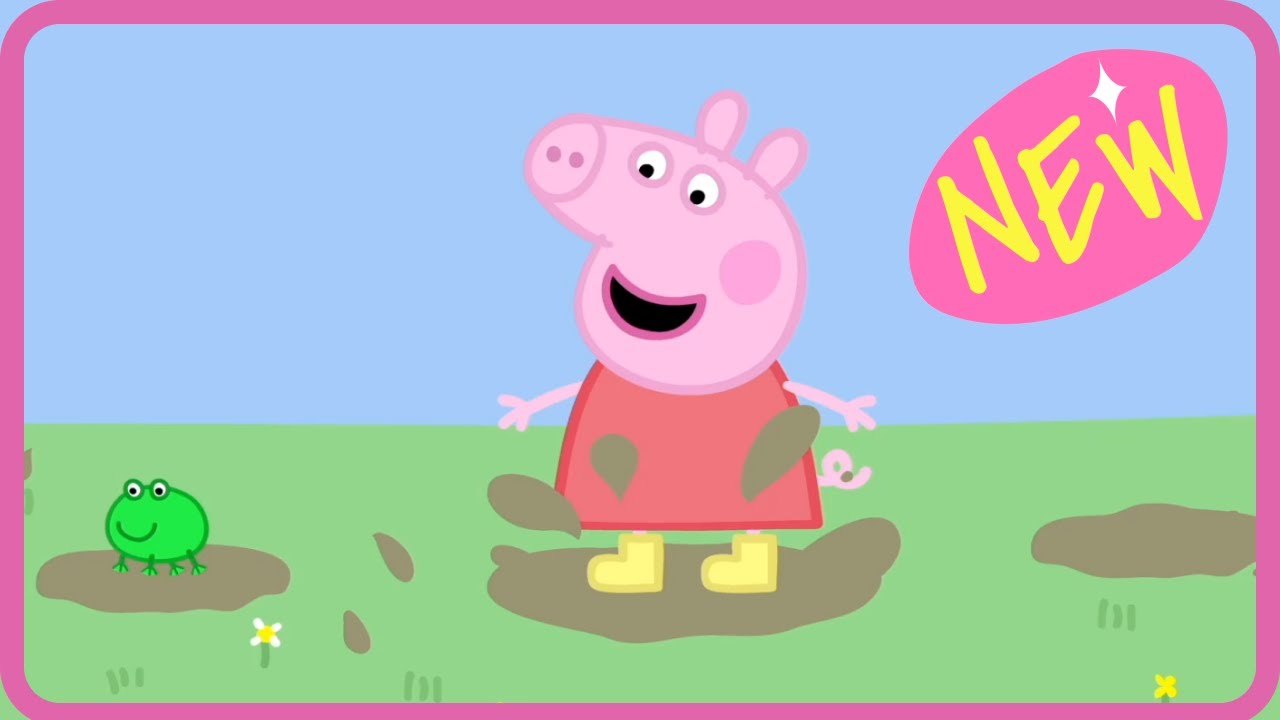 Watch Peppa Jump In Muddy Puddles! 🐷 Peppa Pig | Super Toons TV