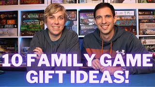 10 FAMILY GAMES AS GIFT IDEAS!!! | Board Game Perspective