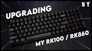 Upgrading My Royal Kludge RK100 Wireless Hot-Swap RGB Gaming Mechanical Keyboard  | Samuel Tan