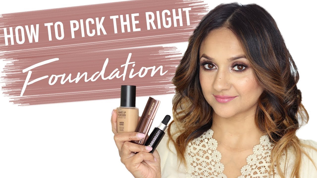 How to Pick the Right Foundation for Your Skin - YouTube