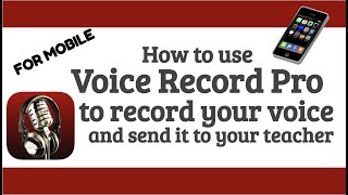 How to use Voice Record Pro screenshot 2