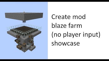 Create mod no player input blaze farm showcase