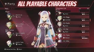 Sword Art Online Last Recollection All Playable Characters