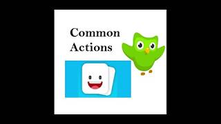 Duolingo Tinycards German Common Actions Part I