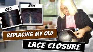 How I replace My Old Lace Closure | How to Make Lace Closure Wig | R L Hair Studio
