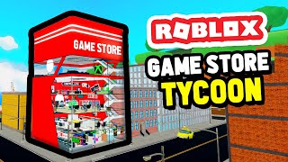 Building My Own GAMING STORE in Roblox Game Store Tycoon