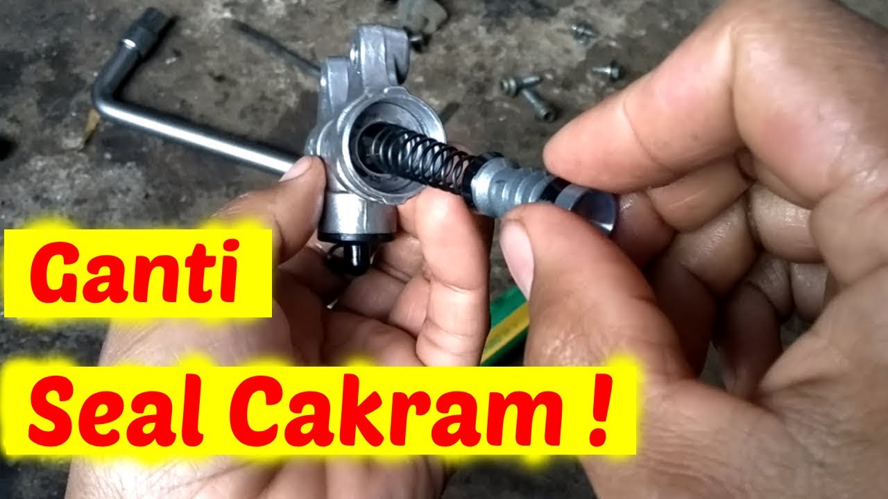 Cara Mengganti Seal Master Cakram Belakang Motor !