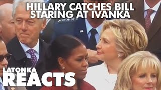 Hillary Catches Bill Clinton Staring At Ivanka - Funniest Reaction Ever