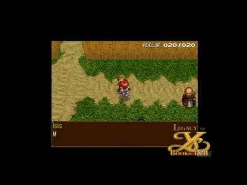 Legacy of Ys: Books I & II Nintendo DS Gameplay - Town