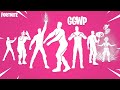 All Popular Fortnite Dances &amp; Emotes! (Miles Morales Spiderman, Good Game, Fast Feet, Ask Me TikTok)