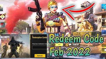 February 2022 Redeem Code Codm | Redeem Code Cod Mobile 2022 | Codm Codes | call of Duty Mobile