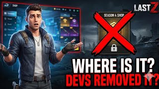 Did Devs REMOVE the Season 4 Shop in Last Z Survival Shooter?!