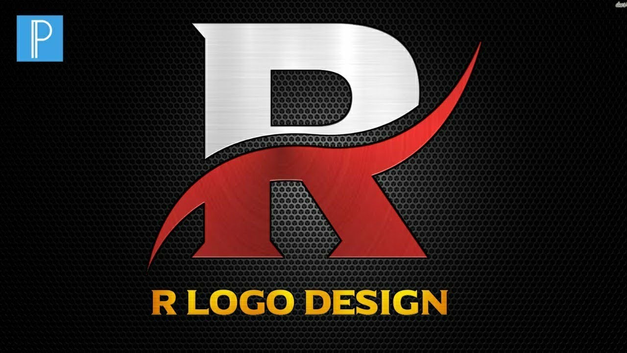 R Professional Logo Design In Pixellab Mobile Tutorial Video Youtube