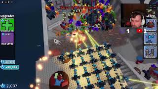 Playing Survive Zombie Arena on Roblox! (Zombie Shooter Defence)