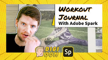 HOW TO CREATE A WORKOUT JOURNAL | DOM TRAYNOR | ADOBE SPARK PAGE TUTORIAL