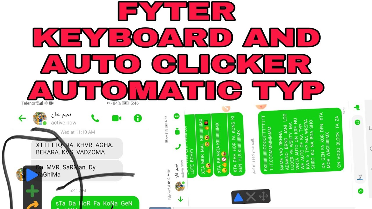 fyter keyboard and auto clicker automatic typing
