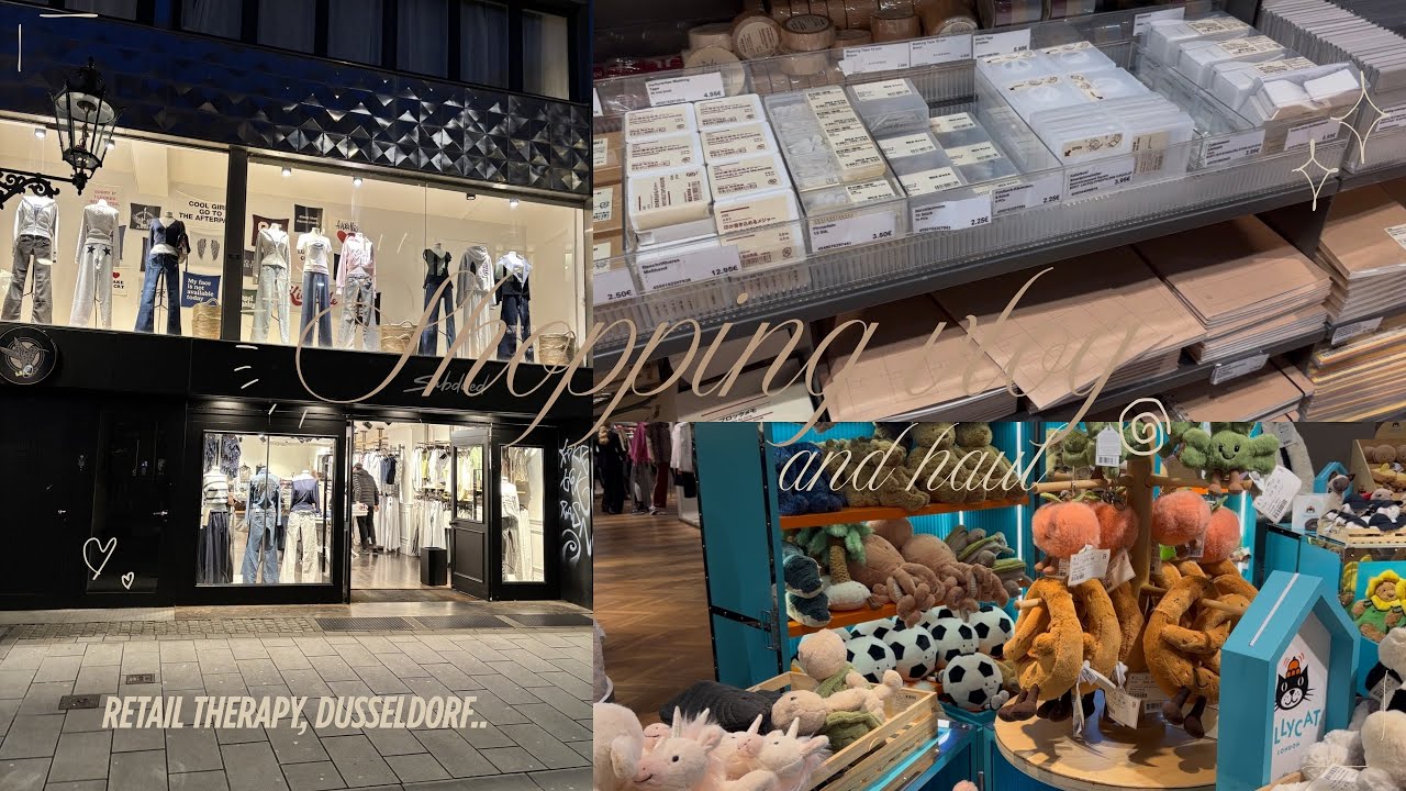 SHOPPING VLOG 🛍️🛒 | Düsseldorf, little Tokyo, retail therapy and more…🩰