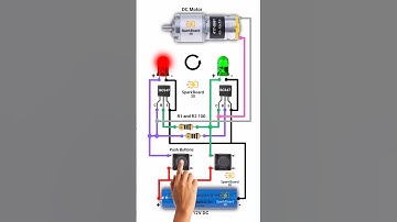 Motor direction controller circuit | Motor forward reverse circuit | Electric screwdriver