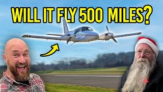 Will The Cheapest Twin Engine Airplane Make it Home?