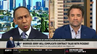 Stephen A. Smith sends clear George Pickens message to Dallas Cowboys, Jerry Jones | FIRST TAKE