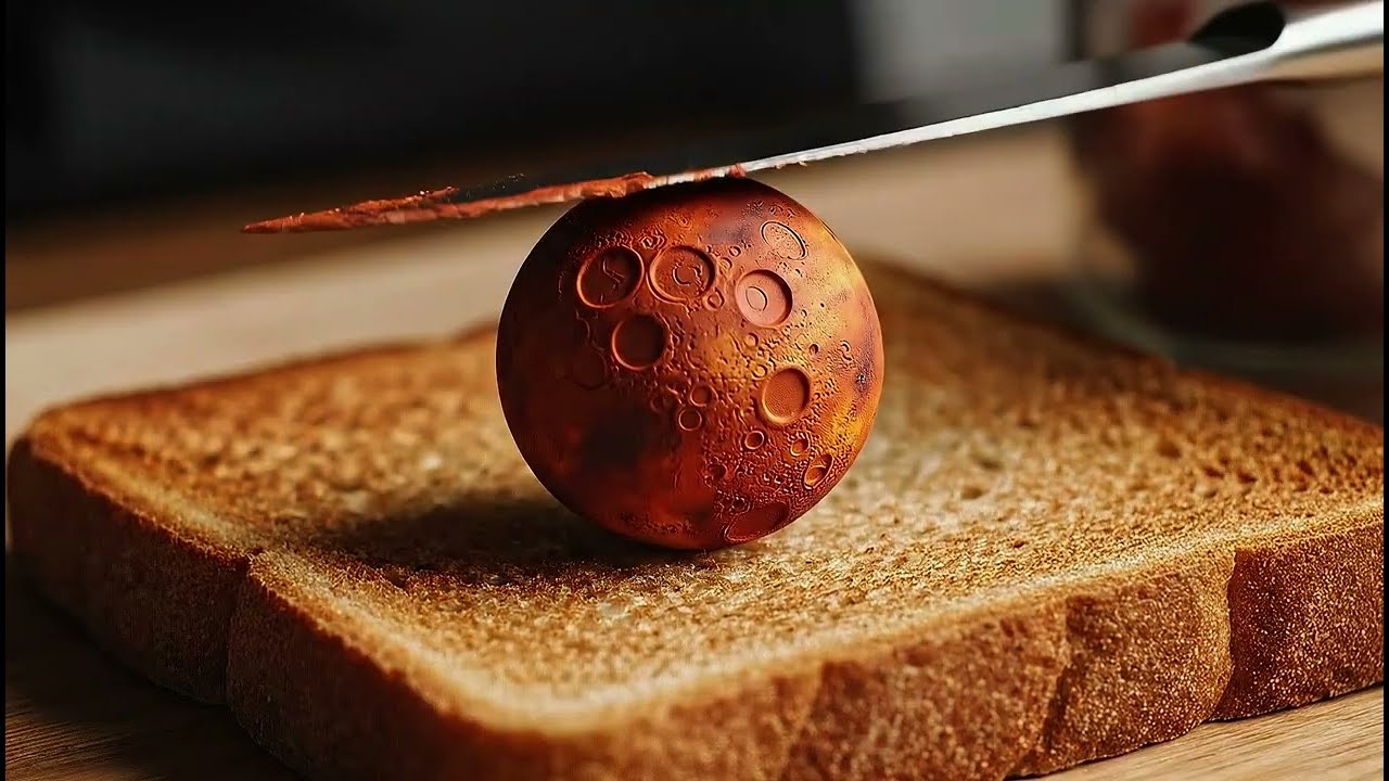 ASMR Planet Spread on Toast 🌍🍞 | Oddly Satisfying & Relaxing