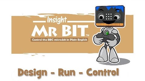 See how Mr Bit creates a program for the BBC micro:bit