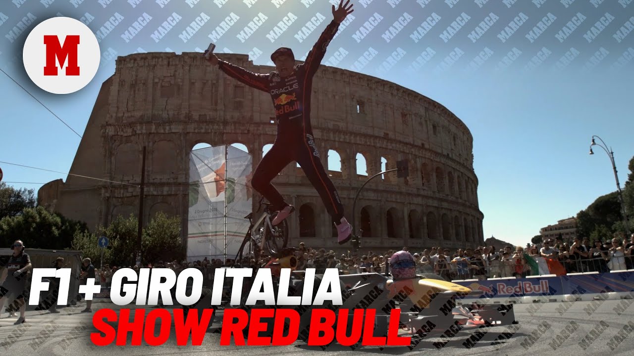 Red Bull lleva la F1 a Coliseo de Roma en la etapa final del Giro de ...