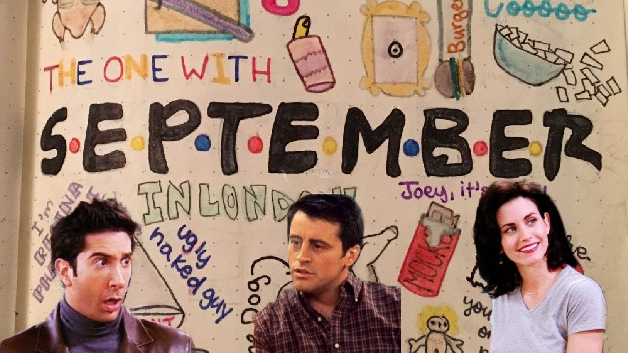 September 2018 Plan With Me! // Friends Themed