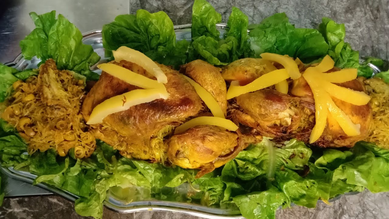 دجاجة معمرة بالشعرية 😍🔥 { وجبة عشاء على حقها و طريقها } 🥰💯 - YouTube