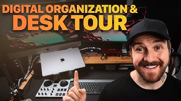 Welcome to My TINY Youtube Studio Setup Tour Part 2 - Desk Setup, Organization, File Backup & MORE!