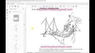 Grove Crane TMS 700 Series Carrier Operator's & Safety Handbook Manual
