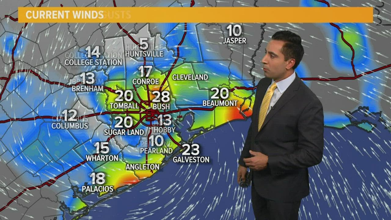 Tracking Nicholas: HTownRush Forecast 9:00 a.m.