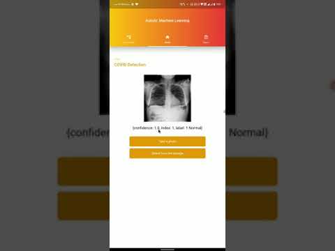 | Flutter App | COVID Detection | Machine Learning Development