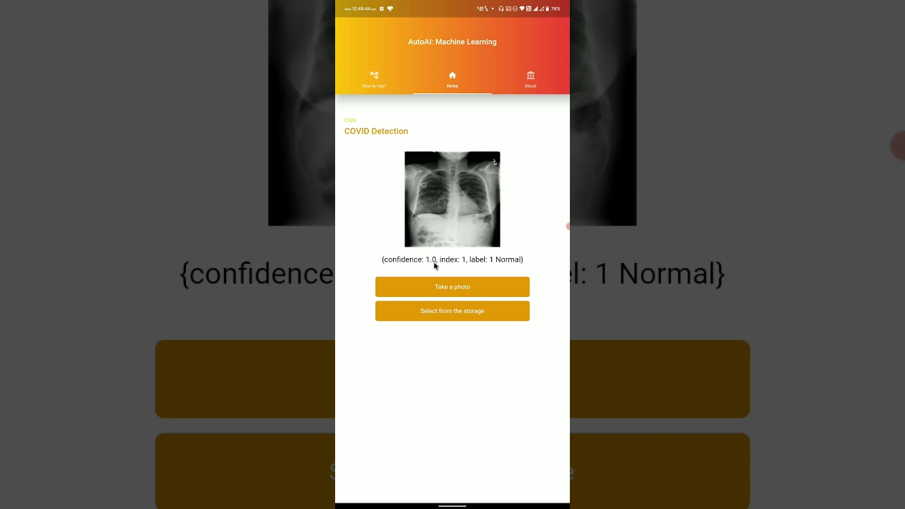 | Flutter App | COVID Detection | Machine Learning Development