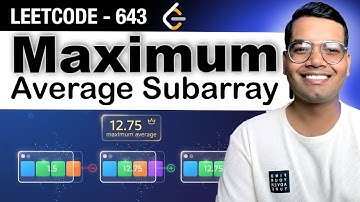 Maximum Average Subarray I - Leetcode 643 Python