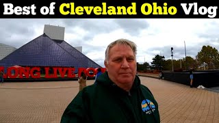 Touring the Rock and Roll museum  (Cleveland Ohio)