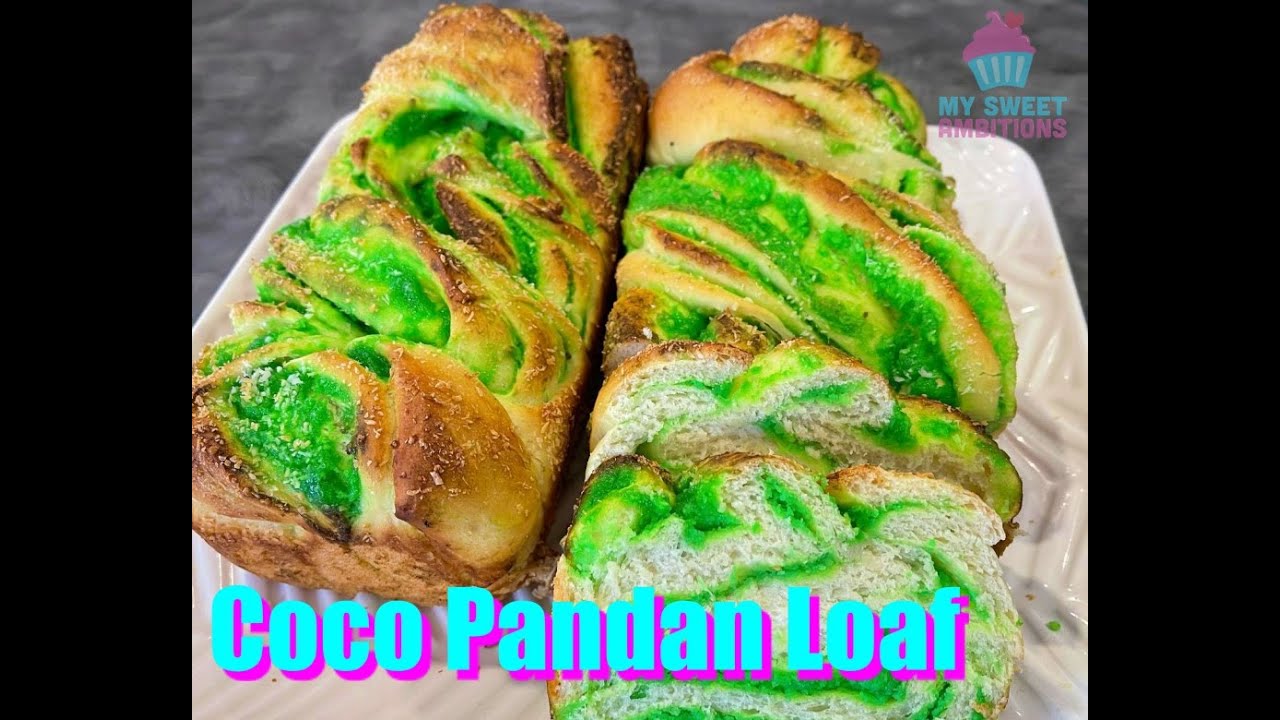 Coco Pandan Braided Loaf - mysweetambitions