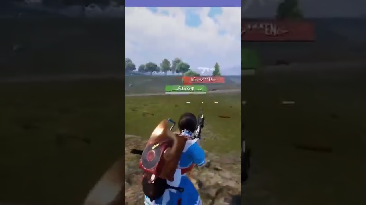 cover a friend using an m416 weapon from a distance of 200 meters😱😎