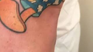 Disney “Disneyland at the beach” sleeve tattoo