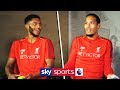 Virgil van Dijk vs Joe Gomez | 'Who Am I?' Liverpool Teammates Quiz